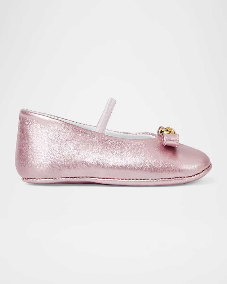 Girl's Gianni Ribbon Ballerina Flats,